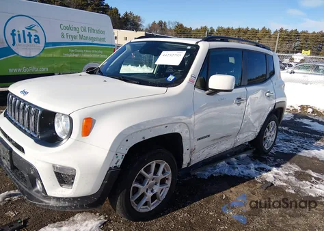 2021 Jeep Renegade Latitude 4X4 из США, поврежденный, VIN ZACNJDBB6MPN17549